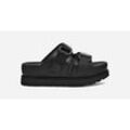 UGG® Goldenstar Hi Slide für Damen | UGG® EU in Black, Größe 40.5, Leder