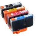 4 Ampertec Tinten ersetzt HP 655 4-farbig