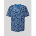 T-Shirt in Mesh-Optik Modell 'KORS MESH'