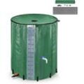 Froadp - 750L Regentonne Faltbare Regenwassertonne Regenwasserfass pvc Wassertank für Gartenbewässerung Regenwassertank mit Hahn und Ablassventil