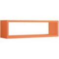 Sanitec - Dekorativer wandregal mod. Regolo farbe orange