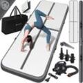 Kesser - Turnmatte Aufblasbar Airtrack Fitness-Matte Gymnastikmatte 3/4/5/6m inkl. Tragetasche & elektr. Luftpumpe Yogamatte Tumbling Matten