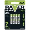 EMOS RAVER Ultra Alkaline AAA Micro Batterien 1,5V, LR03, 4 Stück, 7 Jahre lagerfähig, B7911