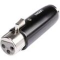 Hicon HI-X3MX3-FM XLR-Adapter XLR-Buchse - Mini-XLR-Stecker 1 St.