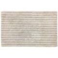 Baumwolle Badteppich beige 50 x 80 cm Duschvorleger Badematte - Trendline