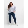 Schmale Jeans in Curvy-Schnitt VERENA, dark blue Denim, Gr.20