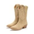 LASCANA Cowboy Boots beige Gr. 36 für Damen