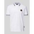 Regular Fit Poloshirt mit Label-Badge Modell 'MACAS'