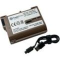 Trade Shop - Trade-Shop Li-Ion Kamera-Akku 7,2V / 2600mAh inkl. usb-c Ladekabel kompatibel mit Nikon D800E, D810, D810A, D8000, 1 V1, WT-7, D780,