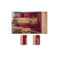 Vicco Hängeschrank Küchenschrank Küchenzeile R-Line 30 cm Goldkraft Bordeaux