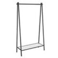 SONGMICS Kleiderständer HSR23BK schwarz Metall 92,5 x 153,0 cm