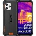 BV8900 Orange Rugged Octa Core Smartphone, Outdoorhandy mit 8 GB RAM und 256 GB Speicher