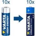 Varta - Longlife Power Mignon aa Batterie 4906 LR06 (10er Blister)