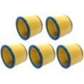 Trade Shop - 5x Trade-Shop Rund-Filter Patrone Ersatz für Parkside pnts 1400(A1/B1/B2), 1500, 1500 (A1/B1/B2), 1500(A1/B1/B2), 30/4(E/S), 30/5, 30/6,