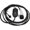 Ladekabel Typ 2 zu Typ f cee 7/7 kompatibel mit Mercedes-Benz eqa, E300e, E300de Elektroauto, 1-phasig, 16 a, 3,5 kW, 7 m - Vhbw