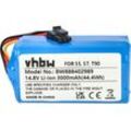 Akku kompatibel mit Qihoo T90, S7, S9, 360 S5, X9 Saugroboter (3000 mAh, 14,8 v, Li-Ion) - Vhbw