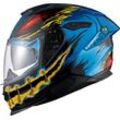 Nexx Y.100R Night Rider, Integralhelm Schwarz/Blau/Gelb/Rot XXL male