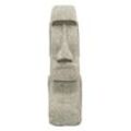 Asia Style - Asiastyle Moai Kopf 75 cm Gartenfigur Osterinsel Dekofigur Skulptur Basanit Gartendekoration