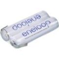 Panasonic - eneloop Reihe F1x2 Akkupack 2x Micro (aaa) Z-Lötfahne NiMH 2.4 v 750 mAh