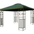 Spetebo - Pavillon Ersatzdach grün - 300 x 300 cm - Universal pvc Dach wasserdicht