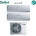 Vaillant - dual split inverter-klimagerät serie climavair plus vai 8 9+12 mit vaf8-050w2no r-32 9000+12000