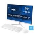 CSL All-in-One PC "Unity F27-ALS N200 Windows 11" Computer Gr. Windows 11 Home,64bit, 16 GB RAM 1000 GB SSD, weiß