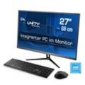 CSL All-in-One PC "Unity F27-ALS N200 Windows 11", schwarz, Windows 11 Home,64bit, 32 GB RAM 512 GB SSD, Computer, Topseller