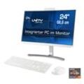 CSL All-in-One PC "Unity U24-AMD", weiß, Microsoft Windows 11 Home (64 Bit), 64 GB RAM 4000 GB SSD, Computer