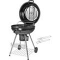 Dema - Holzkohle Kugelgrill Grillwagen Profi bbq Grill Antigua ii Grillrost ø 54 cm