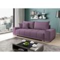 Sofa muschio 3-Sitzer Schlafsofa mit Schlaffunktion Bettkasten Couch OR64 - Furnix