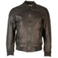 Blouson JCC "6070015-2" Gr. 4XL, schwarz, Herren, Obermaterial: 100% Leder, Lamm / Futter: 100% Baumwolle / Ärmelfutter: 100% Polyester / Einsatz: 100% Polyester, Jacken