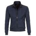 Langjacke CASAMODA "CASAMODA Jacke uni" Gr. L, blau (dunkelblau), Herren, 100% Polyester, Jacken