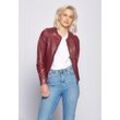 Lederjacke MAZE "Smaragd" Gr. L, rot (wine) Damen Jacken