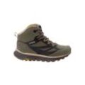 Wanderschuh JACK WOLFSKIN "TERRAVENTURE TEXAPORE MID M" Gr. UK 10,5 - EU 45, Normalschaft, braun, Eyelet Webbing Insole Main Material Lining Sole, Schuhe