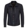 Langjacke CASAMODA "CASAMODA Jacke uni" Gr. L, blau (dunkelblau), Herren, 67% Baumwolle, 33% Polyamid, Jacken