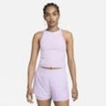 Nike One Fitted Dri-FIT Ripp-Tanktop für Damen - Lila