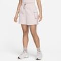 Nike Sportswear Essential Web-Shorts mit hohem Bund für Damen - Lila