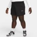 Nike Sportswear Phoenix Fleece-Shorts mit hohem Taillenbund und lockerer Passform für Damen - Schwarz