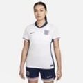 England (Men's Team) 2024/25 Stadium Home Nike Replika-Fußballtrikot mit Dri-FIT-Technologie (Damen) - Weiß