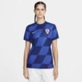 Kroatien 2024/25 Stadium Away Nike Replica Fußballtrikot mit Dri-FIT-Technologie für Damen - Blau