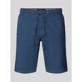 Regular Fit Bermudas mit Tunnelzug