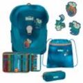 Scout Sunny II Schulranzen-Set 4tlg. Superflash seadragon