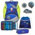 Scout Alpha Schulranzen-Set 4tlg. blue police