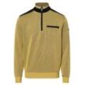 Bugatti Sweatshirt Herren Baumwolle, gelb