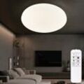 Smart led Decken Leuchte Sternen Effekt Tageslicht Lampe Wohn Zimmer Beleuchtung Fernbedienung rund