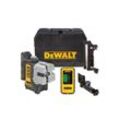 Lagerräumung Dewalt Mehrlinien-Laserwasserwaage 3 Strahlen 15 m Reichweite Genauigkeit +/- 0,3 mm/m mit Detektor