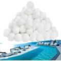 Uisebrt - Filterbaelle Pool 700g - Filter Balls Sandfilter ersetzen 25 kg Filtersand