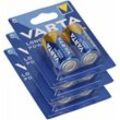 3x Varta 4914 Longlife Power Baby Batterie C 2er Blister LR14