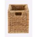 Aufbewahrungskorb HEINE HOME Aufbewahrungsboxen Gr. B/H/T: 27 cm x 30 cm x 30 cm, beige (natur) Körbe