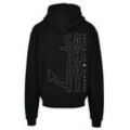 F4NT4STIC Ultra Heavy Hoodie Herren Baumwolle, schwarz